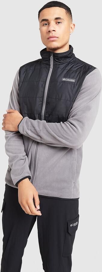 Columbia Basin Full Zip Baffle Fleece Jacket Grijs- Heren Grijs