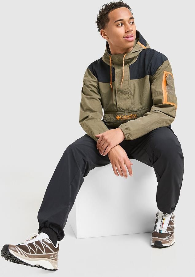 Columbia Challenger 1 2 Zip Windbreaker Groen- Heren Groen