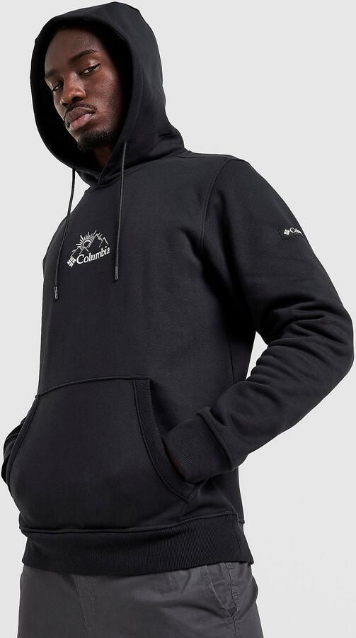 Columbia Embroidered Logo Hoodie Zwart- Heren Zwart