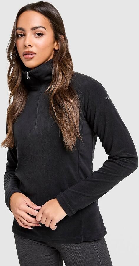Columbia Glacial Polar Fleece 1 4 Zip Top Dames Zwart- Dames Zwart - Foto 7
