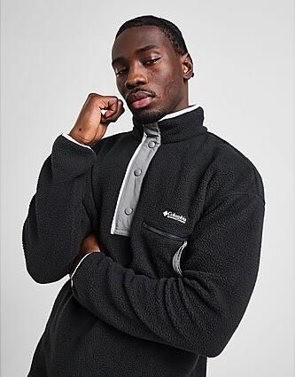 Columbia Helvetia 1 2 Snap Fleece Black- Heren Black
