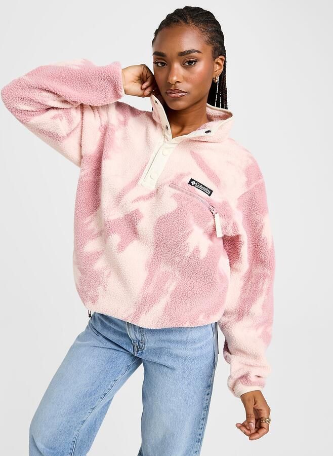 Columbia Helvetia Oversized Fleece Top Roze- Dames Roze