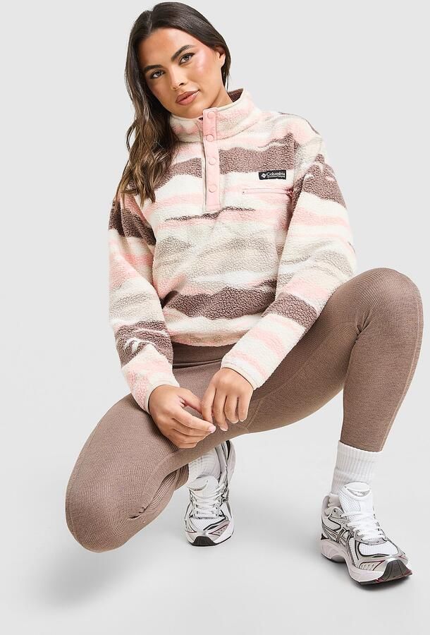 Columbia Helvetia Print Fleece Roze- Dames Roze