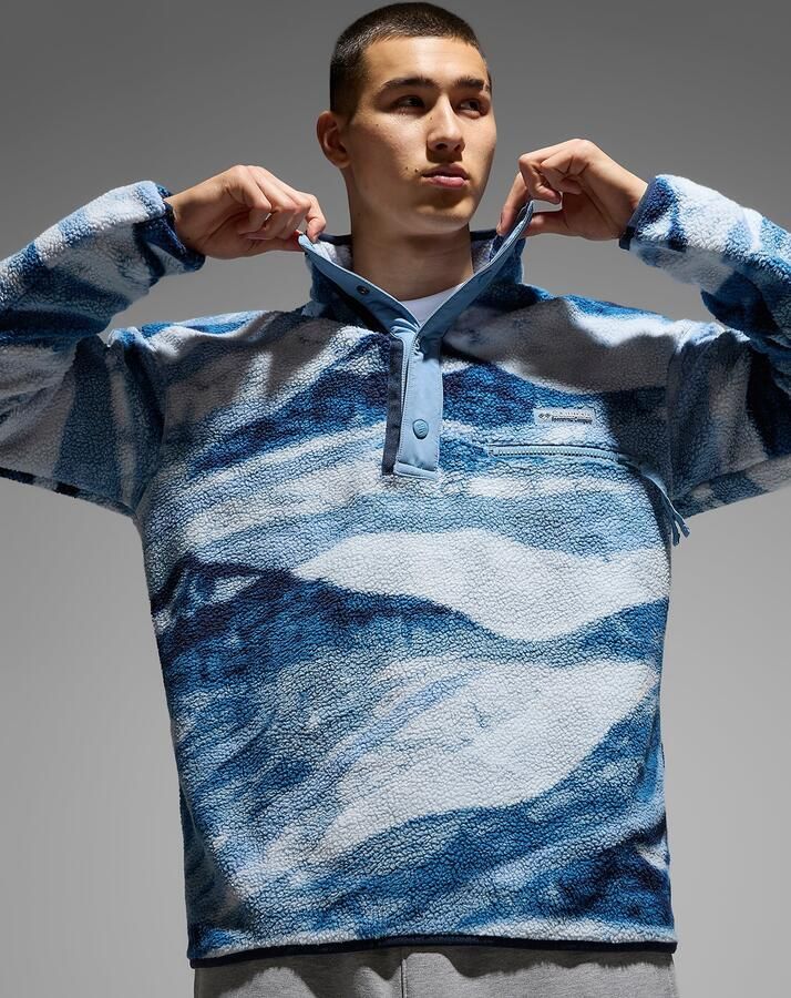 Columbia Helvetia Summit Fleece Blauw- Heren Blauw