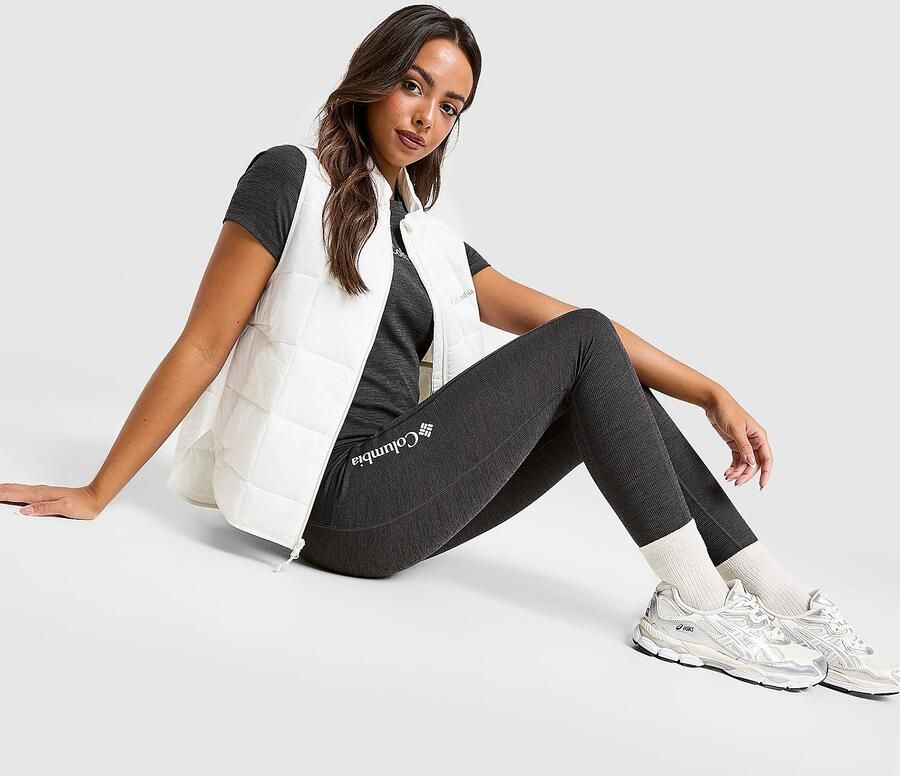 Columbia Hike Rib Leggings Zwart- Dames Zwart