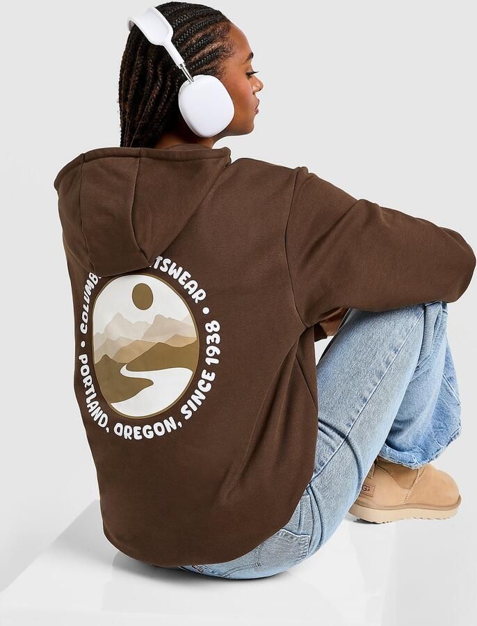 Columbia Mountain Circle Hoodie Bruin- Dames Bruin