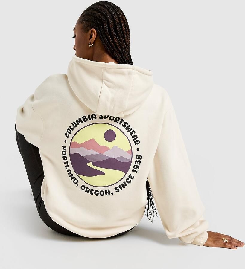 Columbia Mountain Circle Hoodie Wit- Dames Wit