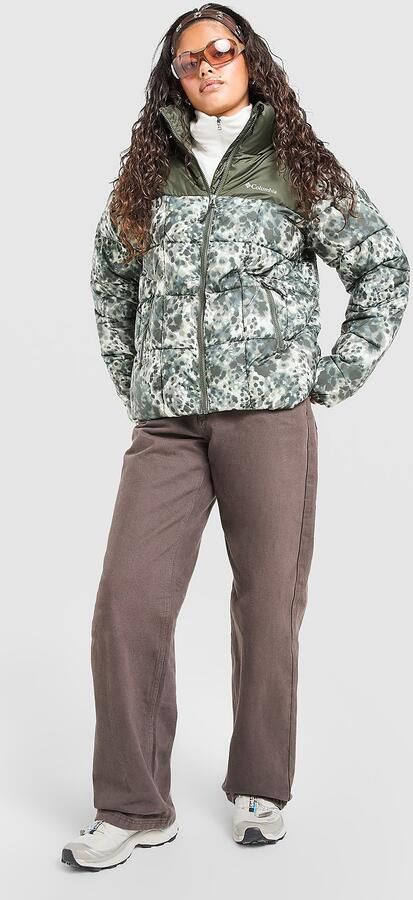 Columbia Puffect Print Jacket Groen- Dames Groen