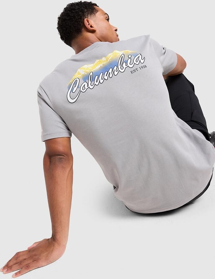 Columbia Removal T-Shirt Grijs- Heren Grijs