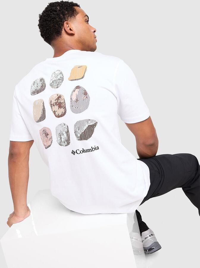 Columbia Rocky T-Shirt Wit- Heren Wit