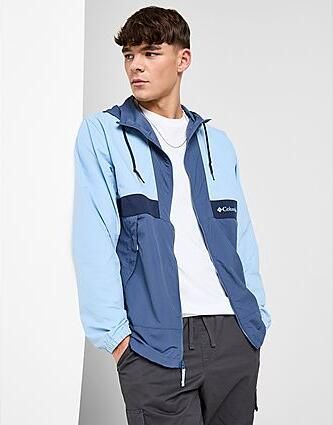 Columbia Spire Valley Hooded Windbreaker Blue- Heren Blue