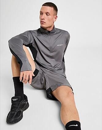 Columbia Three Pitch 1 2 Zip Top Grey- Heren Grey - Foto 1