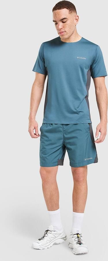 Columbia Three Pitch T-Shirt Blauw- Heren Blauw