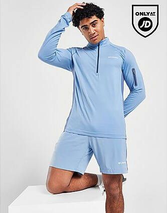 Columbia Deerhaven 1 4 Zip Top Blue- Heren