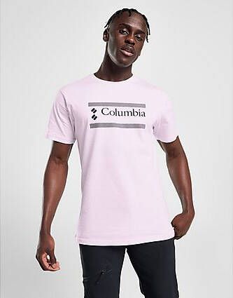 Columbia Grid T-Shirt Purple- Heren