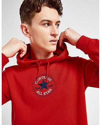 Converse Chuck Taylor Patch Hoodie Red- Heren