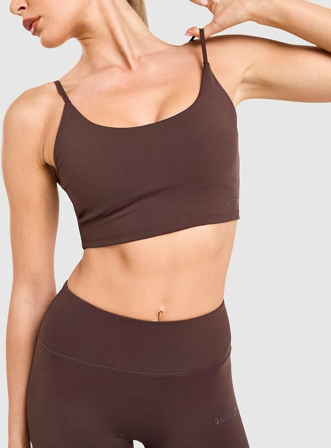 DAILYSZN Everyday Strap Bralette Bruin- Dames Bruin