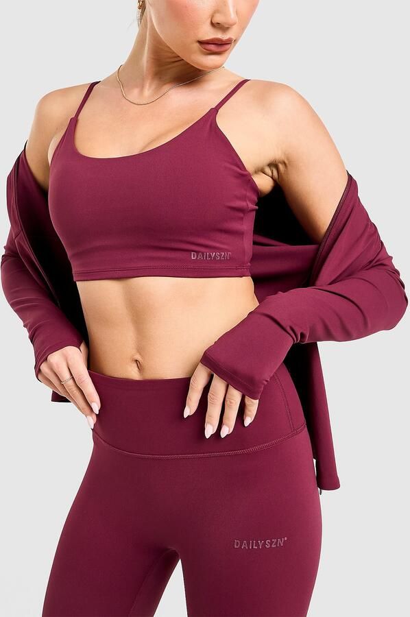 DAILYSZN Everyday Strap Bralette Rood- Dames Rood