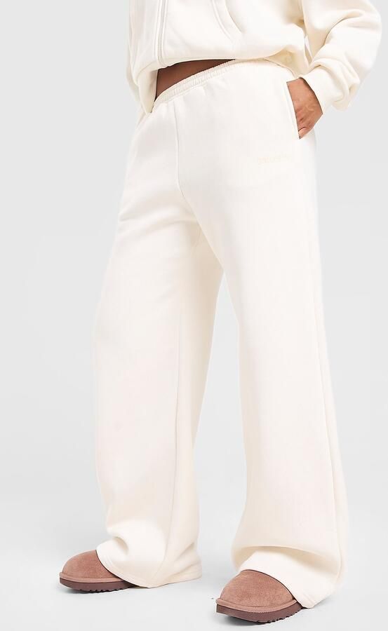 DAILYSZN Everyday Wide Leg Joggers Crème- Dames Crème