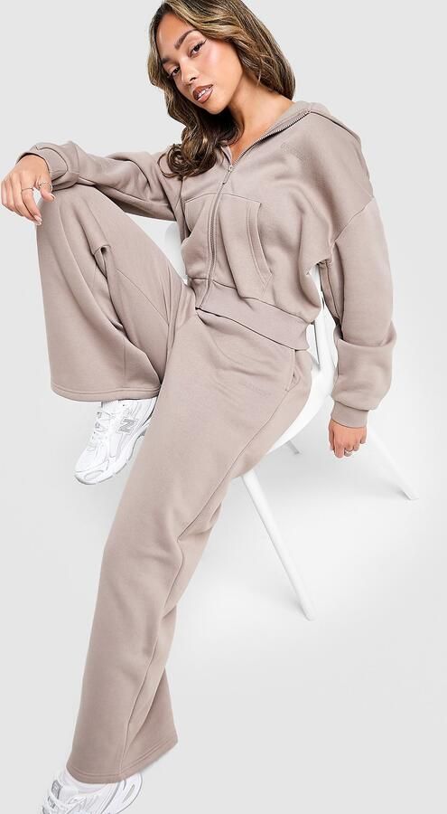 DAILYSZN Everyday Wide Leg Joggers Grijs- Dames Grijs