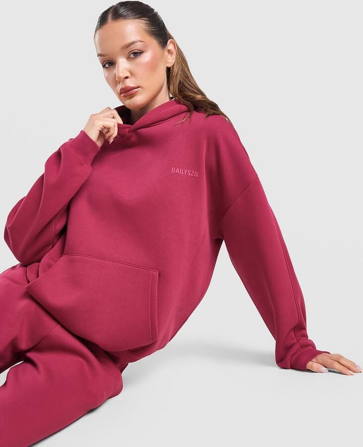 DAILYSZN Toasted Hoodie Rood- Dames Rood