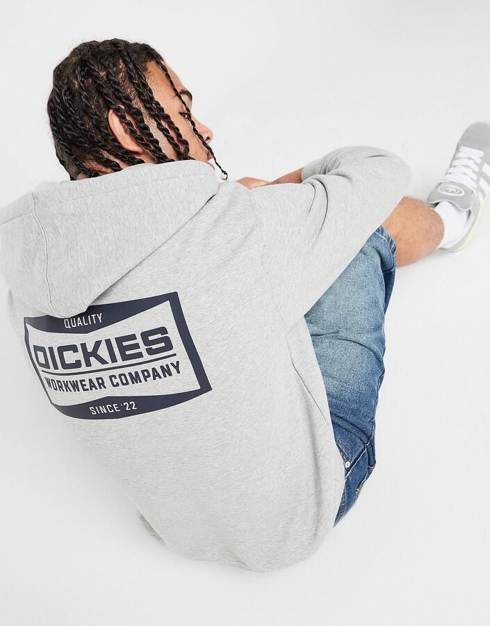 Dickies Bolivar Full Zip Hoodie Grijs- Heren Grijs