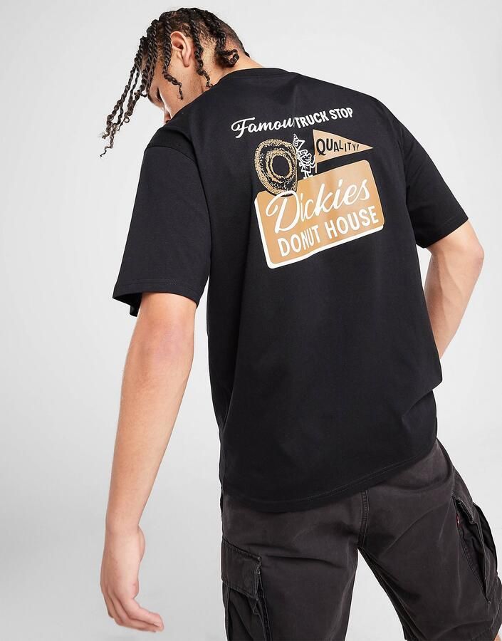 Dickies T-shirt Korte Mouw Donut House T-shirt met grafische print op de achterkant - Foto 4