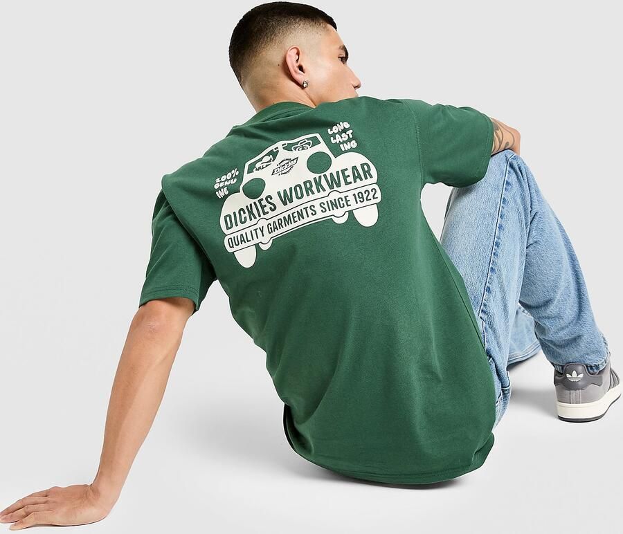 Dickies Gordonsville Short Sleeve Tee Men T-Shirts & Polo's groen Maat XL Kleding - Foto 4