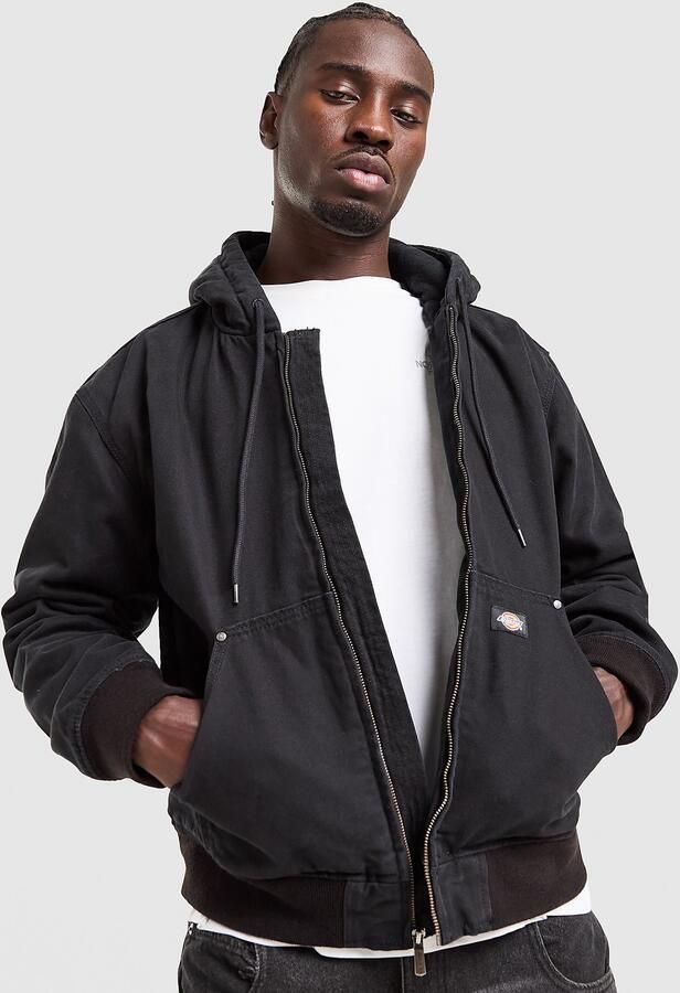 Dickies Hilham Canvas Jacket Zwart- Heren Zwart