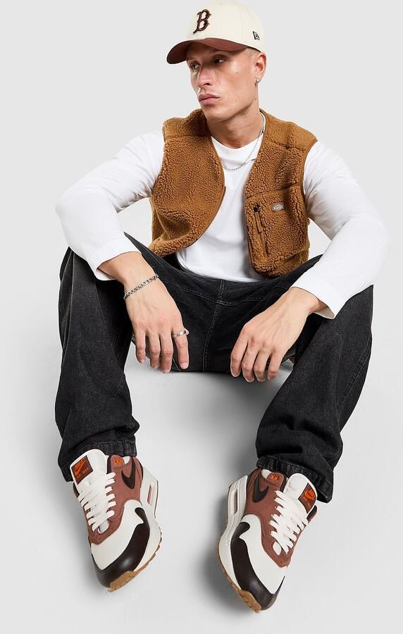 Dickies Mountain Sherpa Gilet Bruin- Heren Bruin