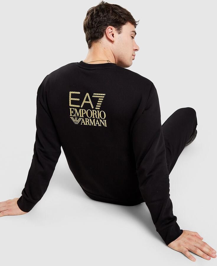 EA7 Emporio Armani Carbon Logo Tracksuit Zwart- Heren Zwart