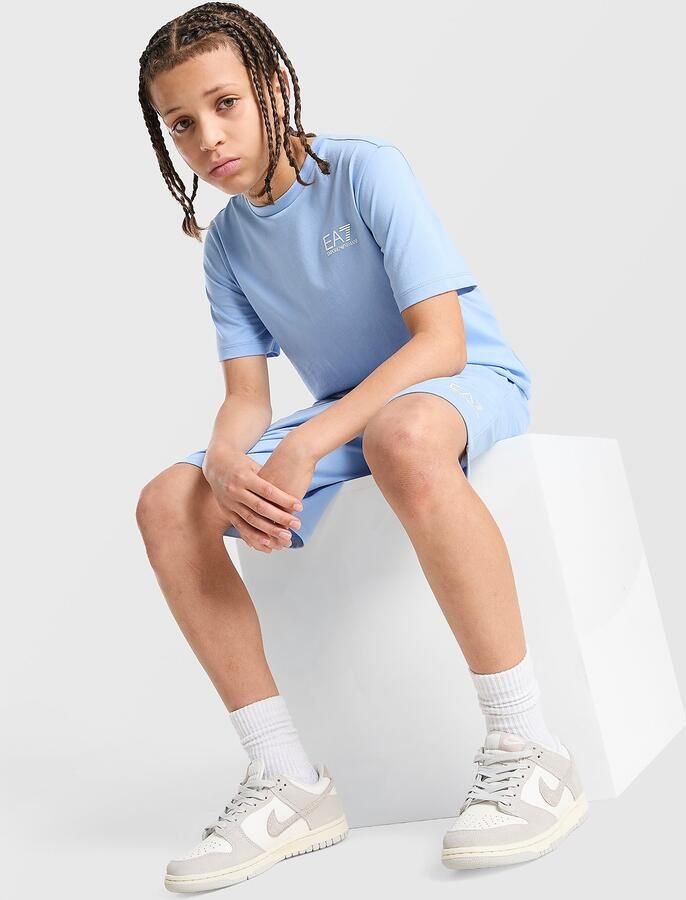 EA7 Emporio Ar i Core Logo T-Shirt Junior Blauw