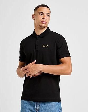 Emporio Armani EA7 Zwarte Katoenen Poloshirt Lente Zomer Black Heren - Foto 9