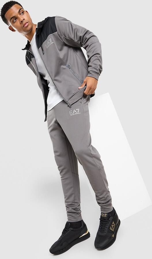 EA7 Emporio Armani Hybrid Tracksuit Grijs- Heren Grijs