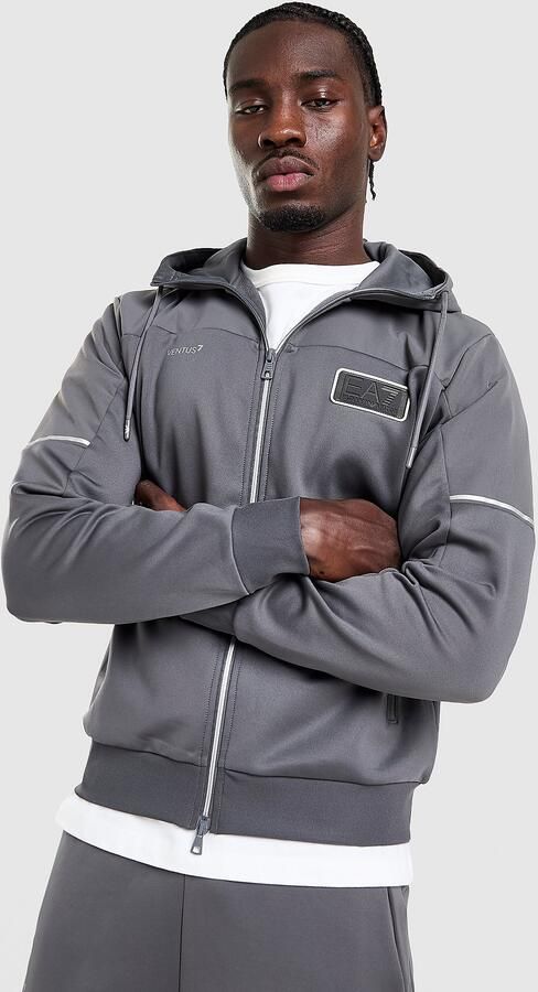 EA7 Emporio Armani Natural VENTUS7 Full Zip Hoodie Grijs- Heren Grijs