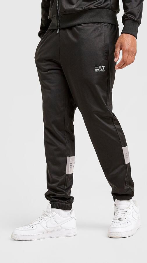 EA7 Emporio Armani Poly Track Pants Zwart- Heren Zwart