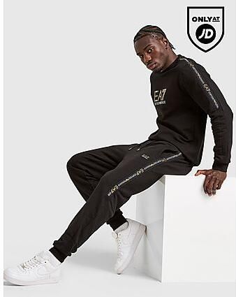 EA7 Emporio Armani Tape Joggers Zwart- Heren Zwart - Foto 2