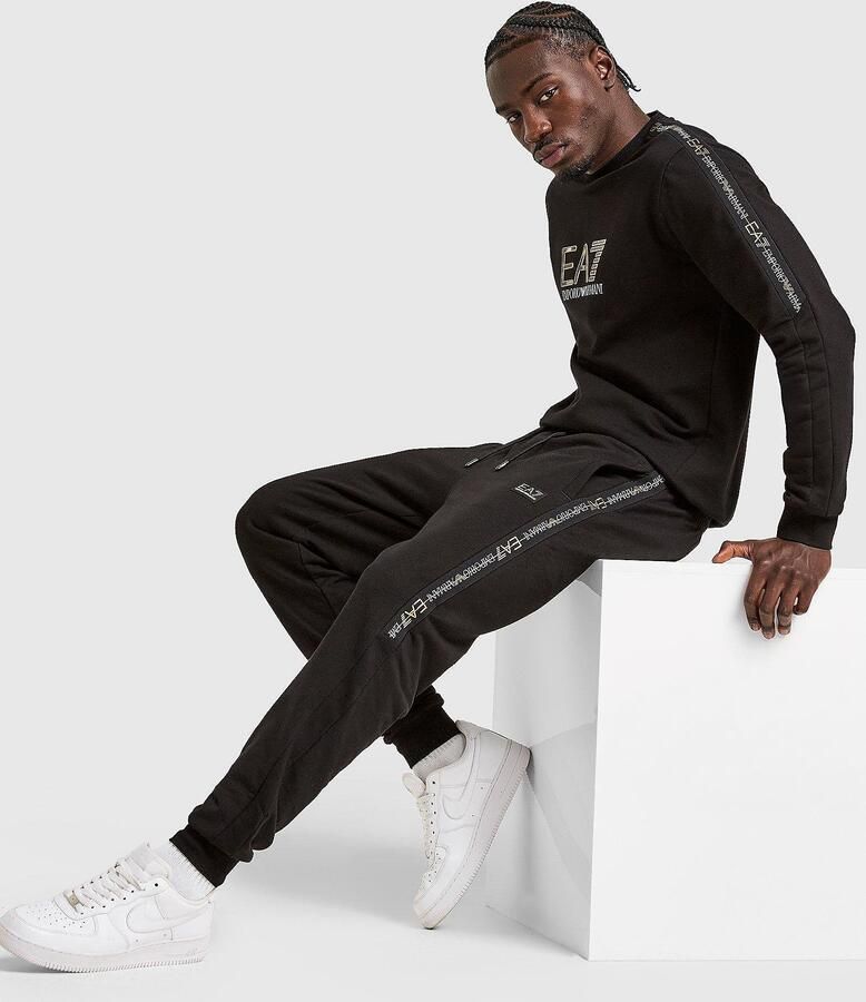EA7 Emporio Armani Tape Joggers Zwart- Heren Zwart