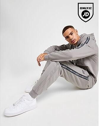 EA7 Emporio Armani Tape Large Logo Joggers Grey- Heren Grey