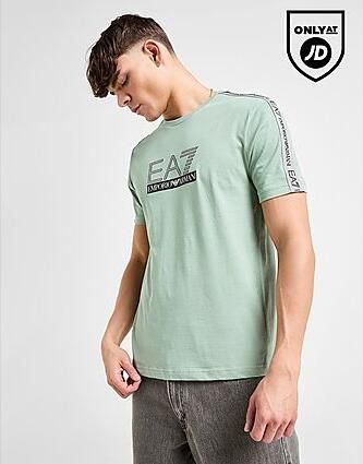 EA7 Emporio Armani Tape Logo T-Shirt Green- Heren Green