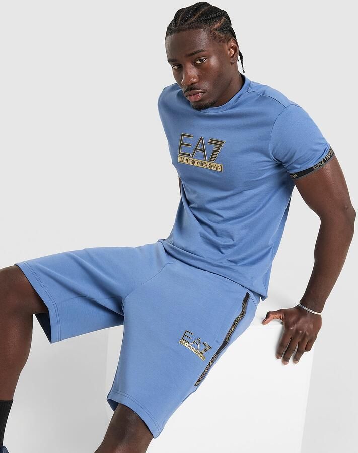 EA7 Emporio Armani Tape Shorts Blauw- Heren Blauw