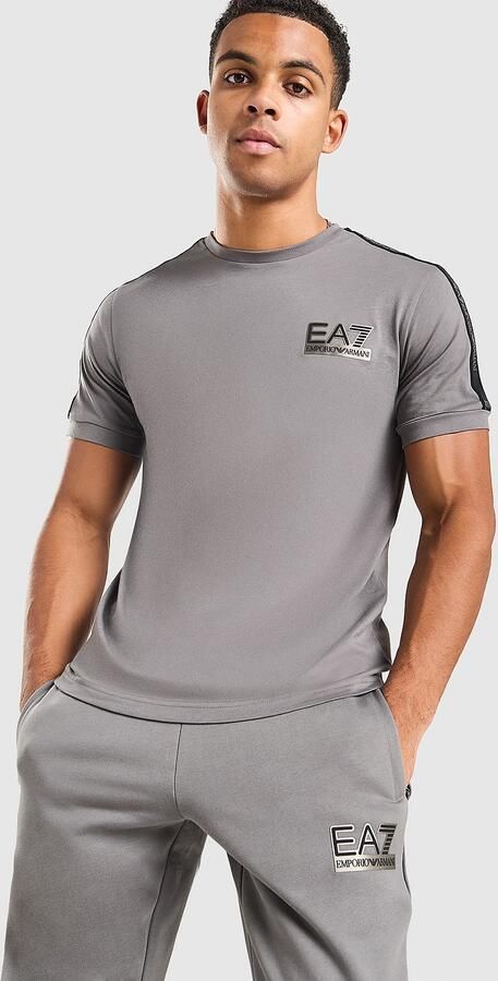 EA7 Emporio Armani Tape T-Shirt Grijs- Heren Grijs