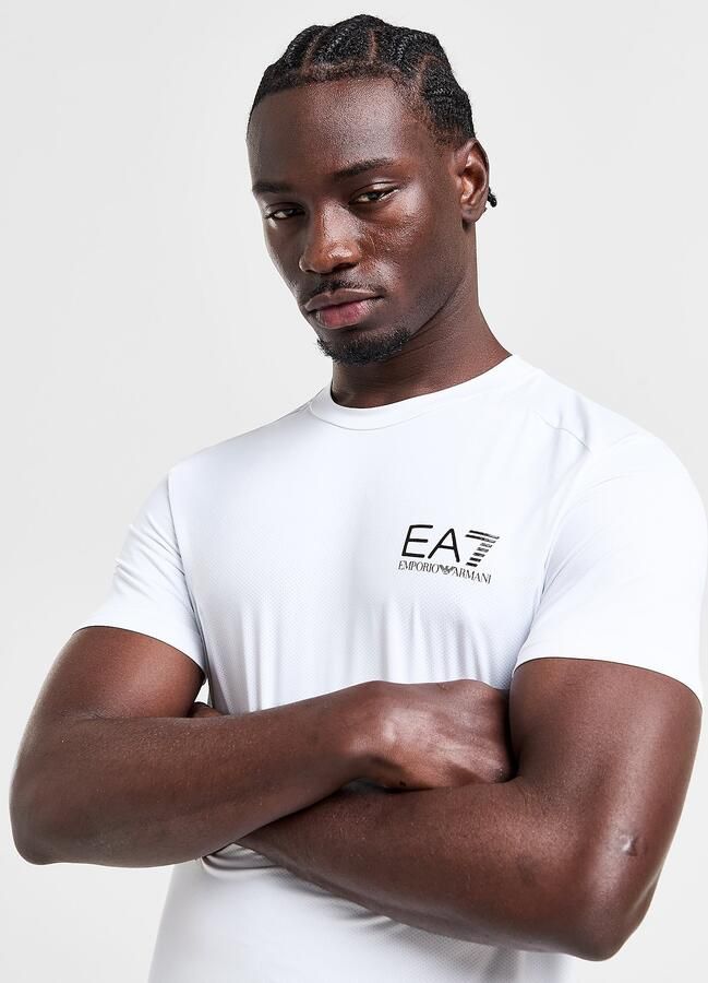 Emporio Armani EA7 T-shirt Korte Mouw Ventus 7 Borst Logo T-shirt