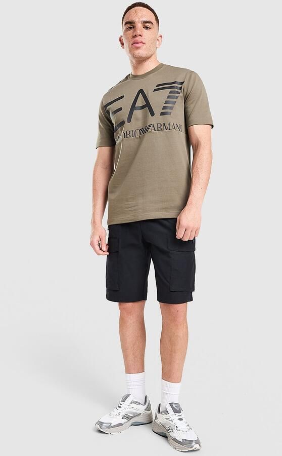 EA7 Emporio Armani Train Logo T-Shirt Groen- Heren Groen