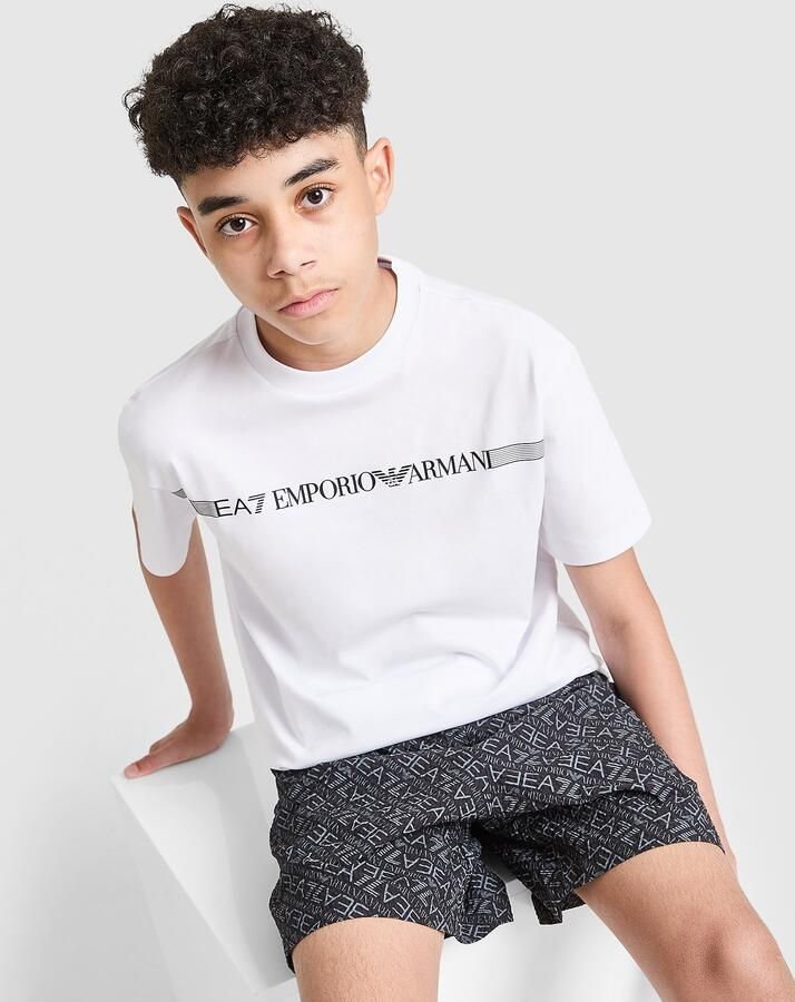 EA7 Emporio Ar i Train Logo T-Shirt Junior Wit