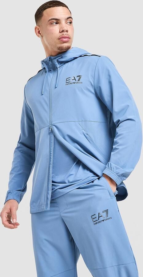 EA7 Emporio Armani Ventus Full Zip Hoodie Blauw- Heren Blauw