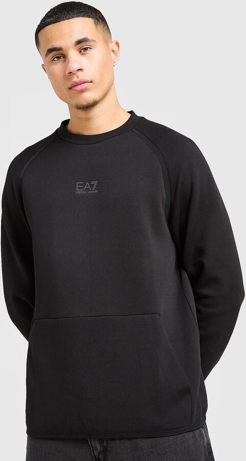 EA7 Emporio Armani VENTUS7 Crew Sweatshirt Zwart- Heren Zwart