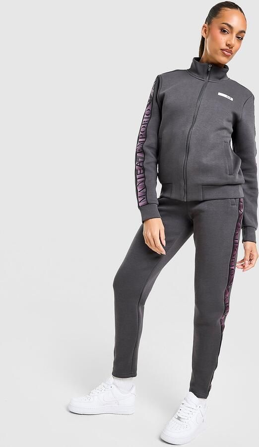EA7 Emporio Armani VENTUS7 Tape Tracksuit Grijs- Dames Grijs