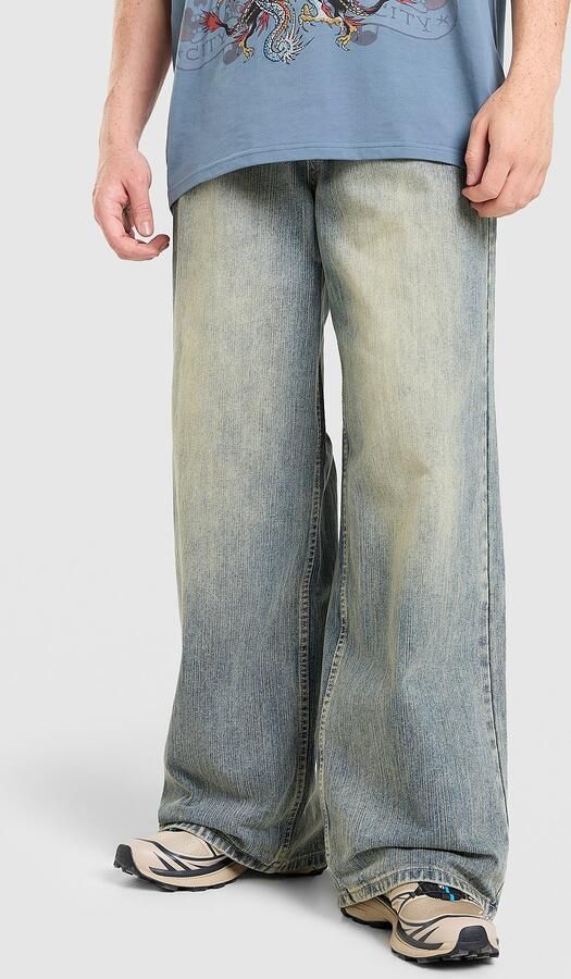 Ed Hardy Dragon Jeans Blauw- Heren Blauw