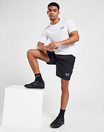 Emporio Armani EA7 Back Print T-Shirt Shorts Set White- Heren
